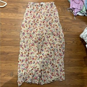 Zara Floral Maxi Skirt